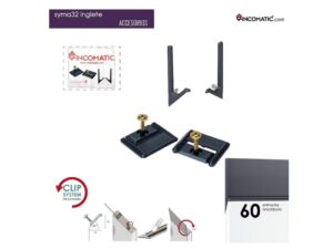 End cap for Rincomatic profile handle Syma32 Inglete 45°, 8.5 ft, Anthracite (60)