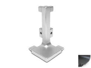 Trebol matte black external 270° connector for L-profile TIV288 - 7279PB270