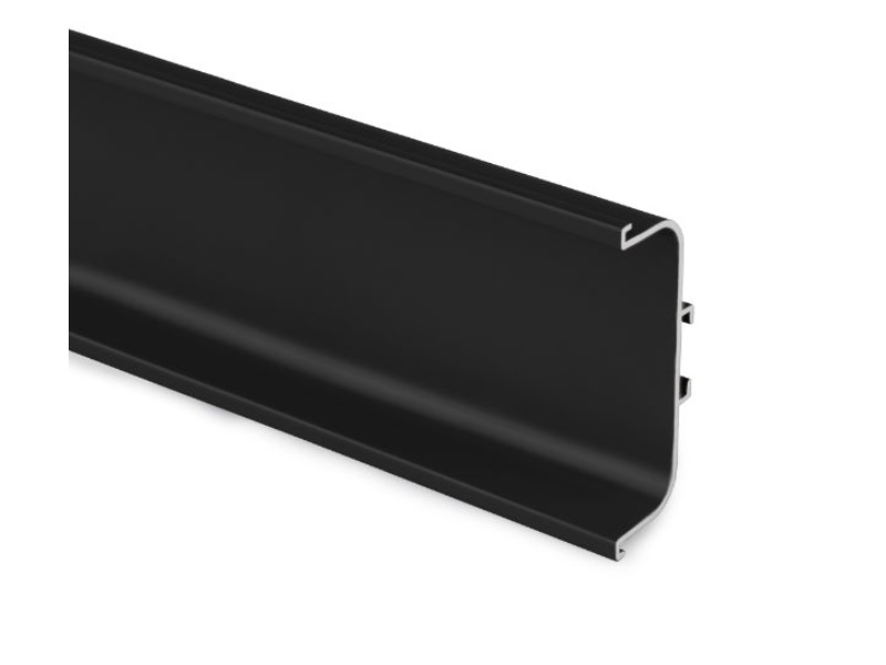 Vareta gola en U Trebol black matte - 7278BK