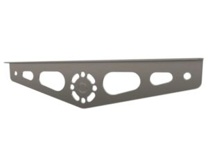 Mobile Angled Shelf Bracket Kit for Oval Structural Profile. Includes 2 brackets and screws - KMCSEU14