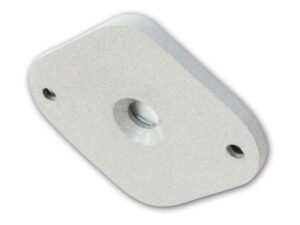 Mobile flange kit for installing oval structural profile on the wall with screws - KMCFHR04