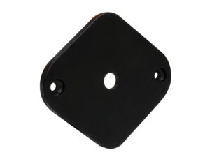 Black flanche Mobile kit for installing oval structural profile to the wall with screws - KMCFHR04NG